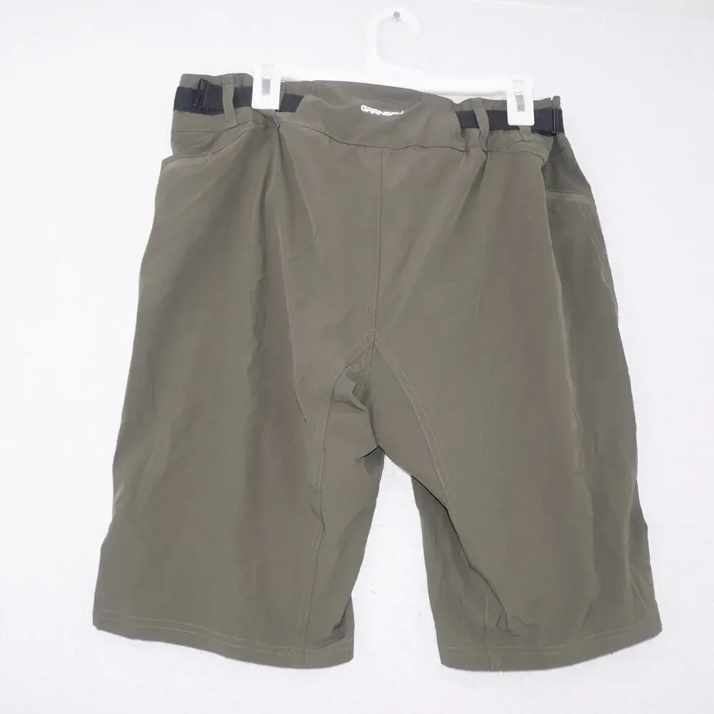 NEW Louis Garneau Women's Large Latitude 2 Shorts Forest Green Cycling Biking